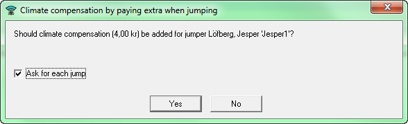 Ask for each jump dialog